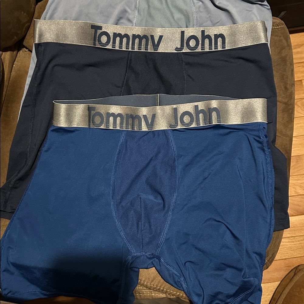Tommy John Navy and Royal Blue Boxer Briefs